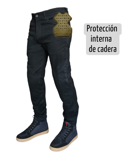 Jean UrbanGuard X / Negro / Incluye Protecciones