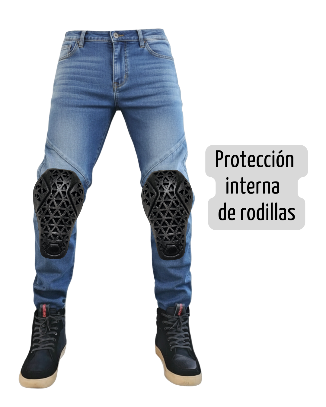 Jean UrbanGuard X / Azul / Incluye Protecciones