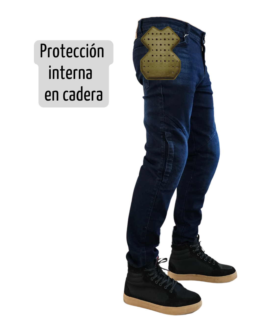 Jean UrbanGuard X / Azul oscuro / Incluye Protecciones