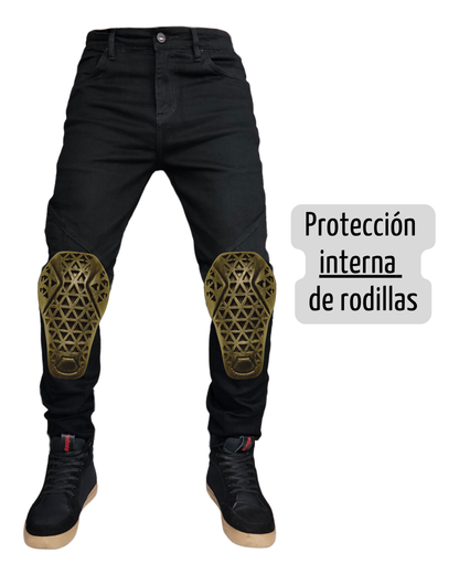 Jean UrbanGuard X / Negro / Incluye Protecciones