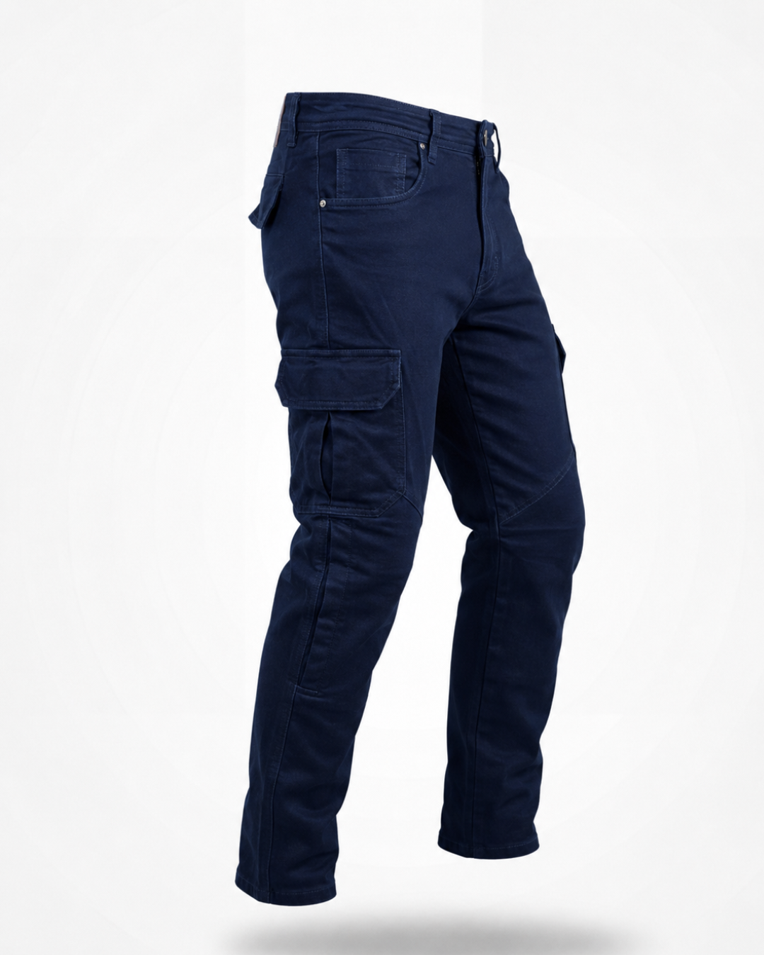 UrbanGuard Cargo azul oscuro vista lateral