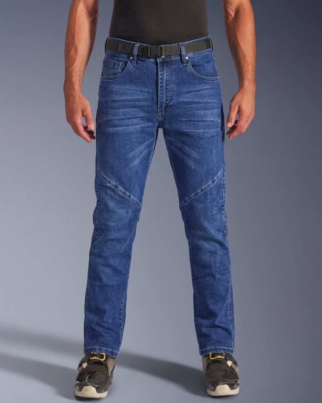 Jean UrbanGuard X azul claro para motociclista